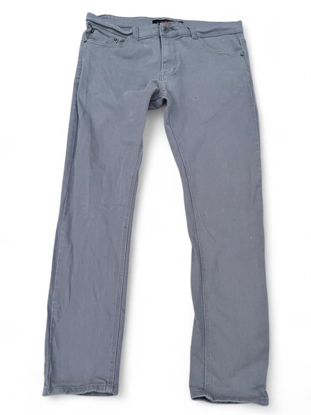 Men's Straight Jeans in Slate Gray - Comfortable Everyday Wear